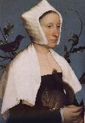 Hans Holbein With squirrels and birds swept Europe and the portrait of woman Germany oil painting reproduction